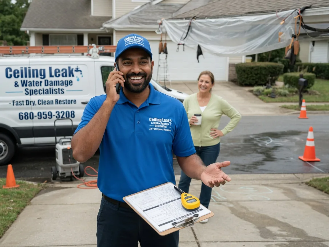 Ceiling Leak Cleanup Girdletree, MD FAQs